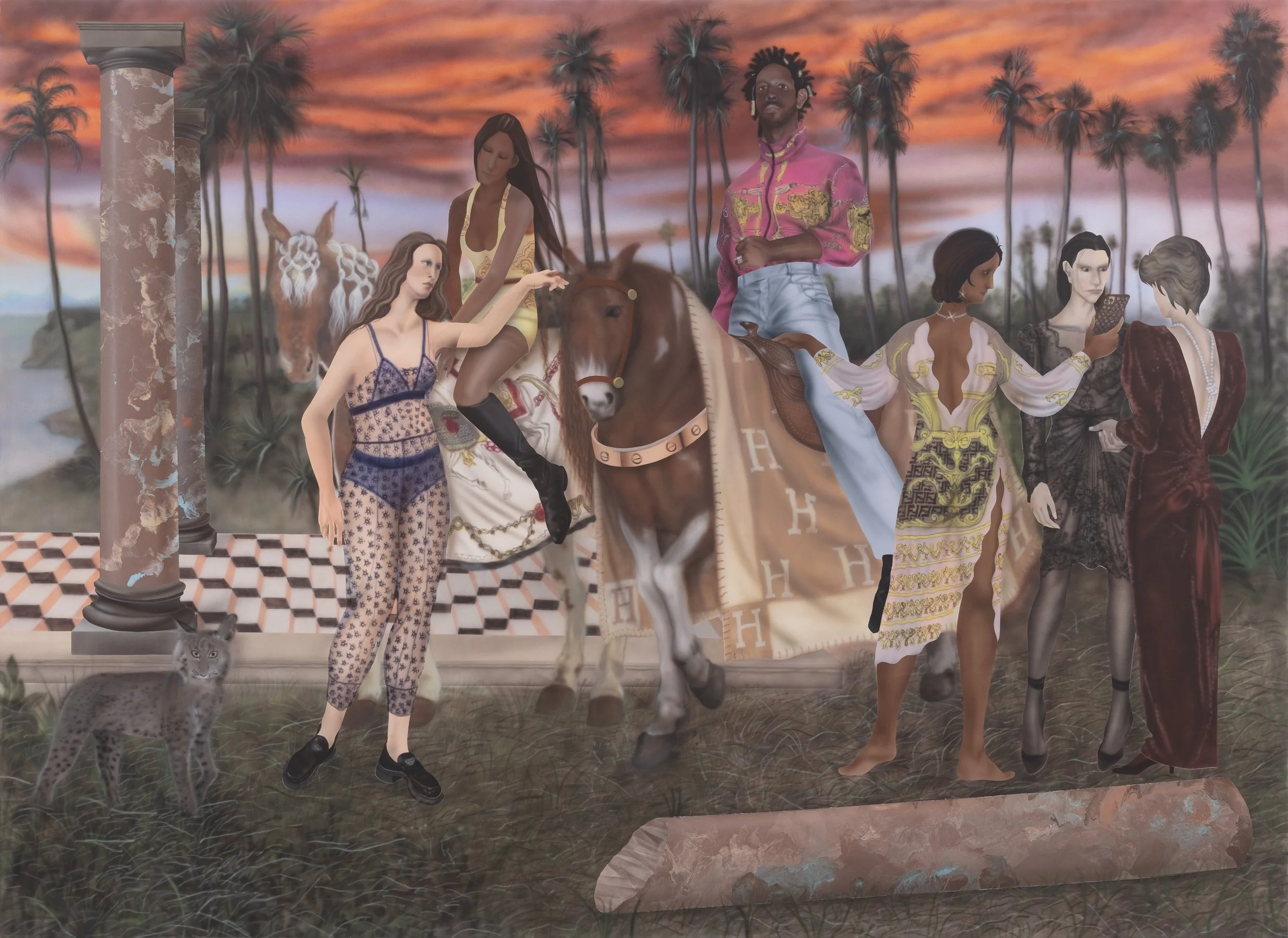 Dionysian palace in the new world acrylic on linen 255x185 2021.JPG
