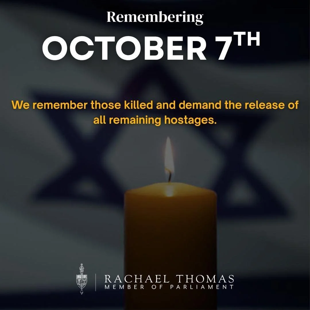 Today marks two years since Hamas&rsquo;s invasion of Israel, which resulted in the deaths of nearly 1,200 people and the capture of around 250 others &mdash; including Canadians.
 
We remember the atrocities committed against innocent civilians who 
