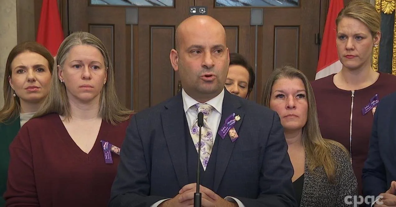 Today I joined my colleague MP Frank Caputo in calling on the government to fast-track his bill, Bailey’s Law, to address intimate partner violence.
We were joined by Bailey’s aunt Debbie and stepmom Trish, who urged the government to ac