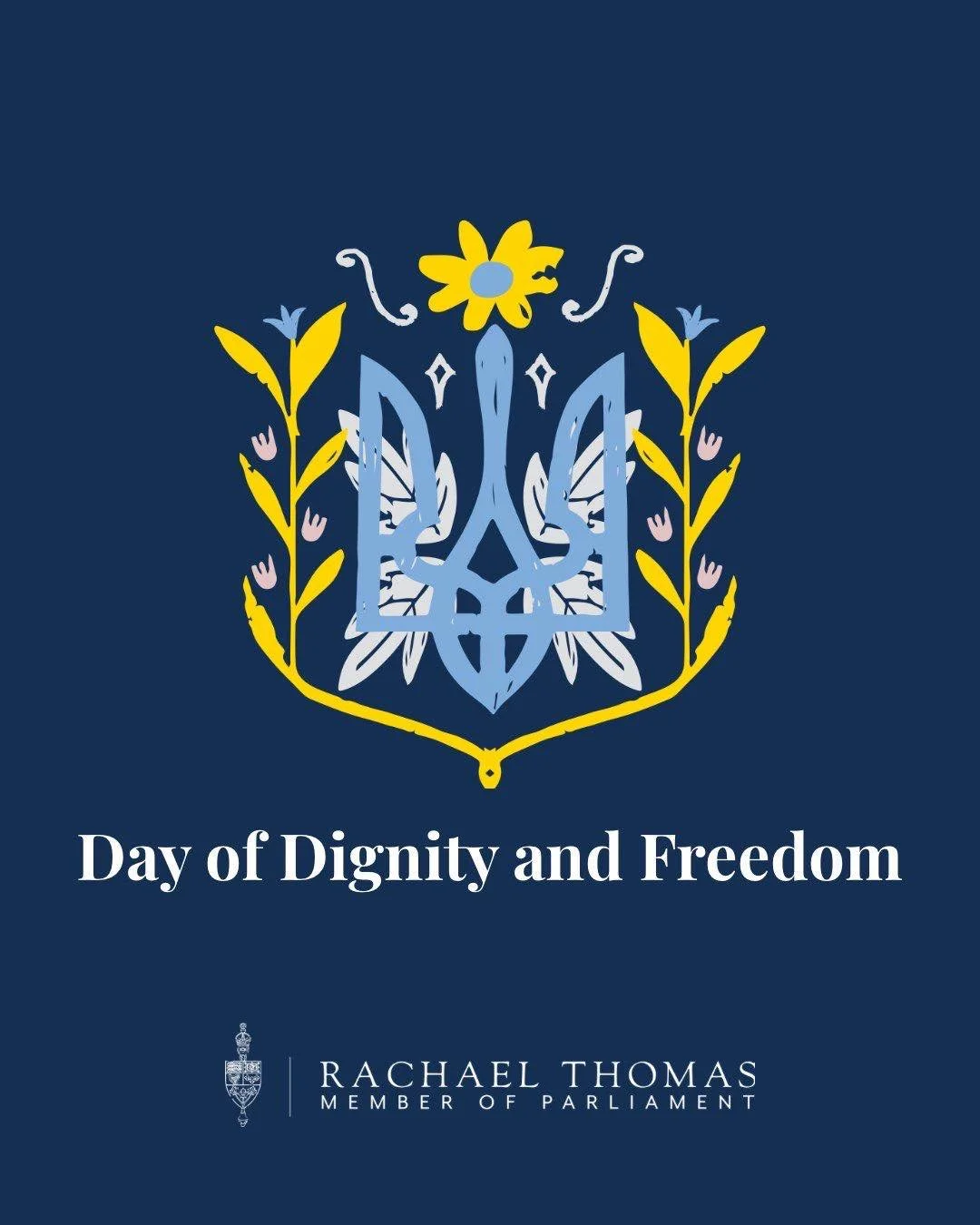🇺🇦 Today, on Ukraine&rsquo;s Day of Dignity and Freedom, we honour the courage of the Ukrainian people and their unwavering fight for democracy, human rights, and national sovereignty.

This day marks the spirit of Ukrainians who stood together in 