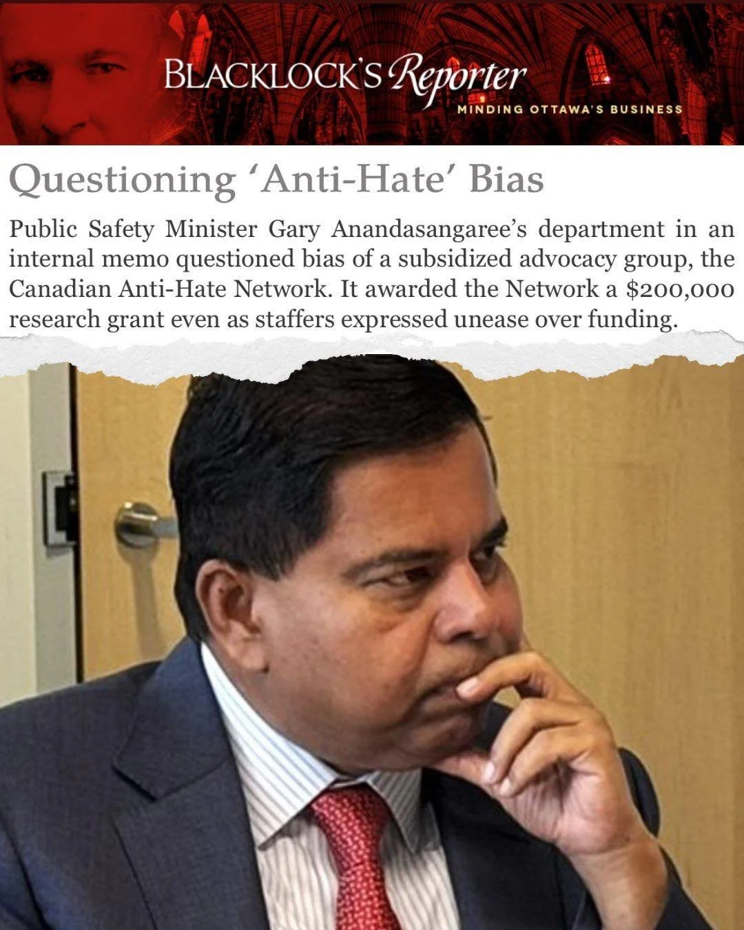 🚨ALARMING 

Conservatives have long warned that the so-called &ldquo;Anti-Hate&rdquo; Network is anything but impartial. 

Documents reveal the Liberals were fully aware of this organization&rsquo;s extreme bias and its hateful rhetoric all along&md