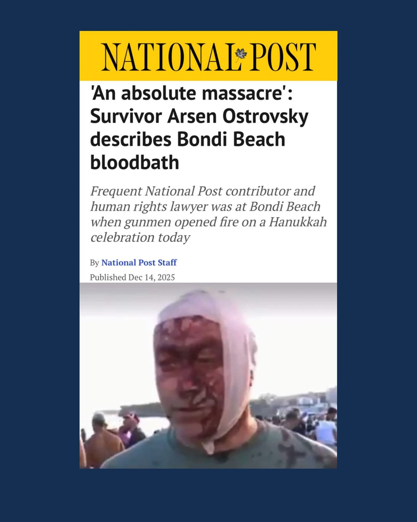 For far too long, antisemitism has been allowed to fester as governments have stood silent.

Today, we witnessed the results of &ldquo;globalize the antifada.&rdquo; 

At least 11 people dead and countless injured for simply being Jewish. 

It&rsquo;