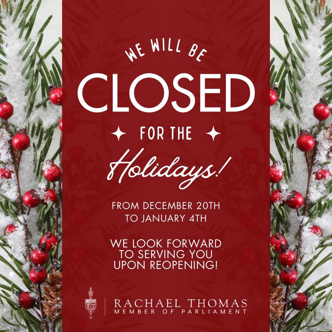 My team is taking a well-deserved break. 

The office will be closed from December 20th to January 4th. We look forward to serving you when we return on January 5th.

Wishing you a Merry Christmas and a very happy New Year!