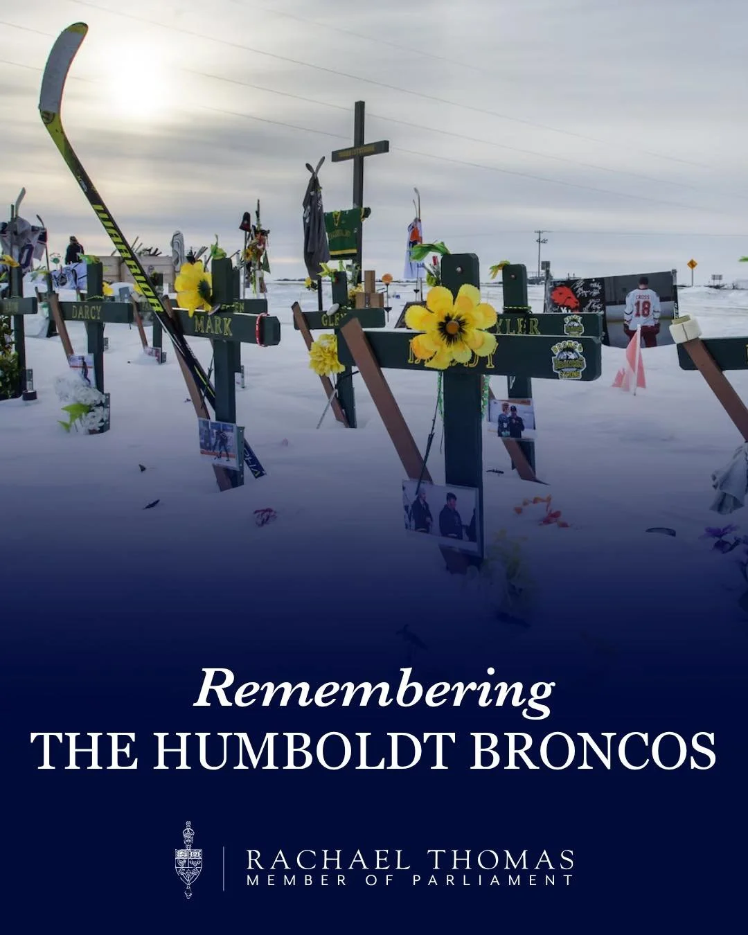 Today we remember the lives lost in the Humboldt Broncos tragedy.

We honour the 16 individuals who never made it home, and we continue to hold in our hearts the survivors, families, friends, and an entire community forever changed.

What followed th