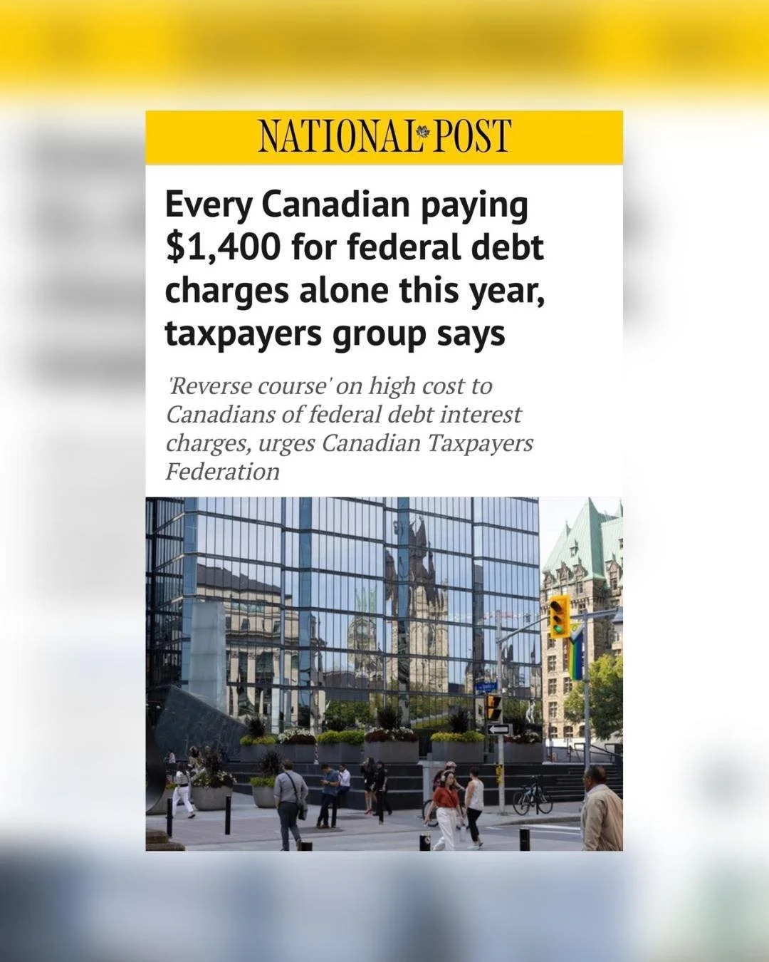 If &ldquo;affordability is the utmost priority,&rdquo; then why are hardworking Canadians picking up the tab?

Public debt charges were already high when Mark Carney took office, and now the Liberals plan to take even more from families to fix their 