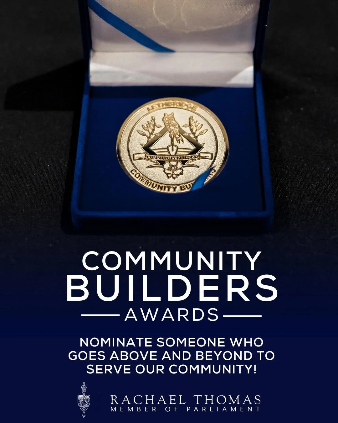 Do you know someone who goes above and beyond to make our community amazing?

The Community Builders Awards offer a chance to celebrate and thank those who continually go the extra mile.

Submit a nomination today! Check out the link in my bio or vis