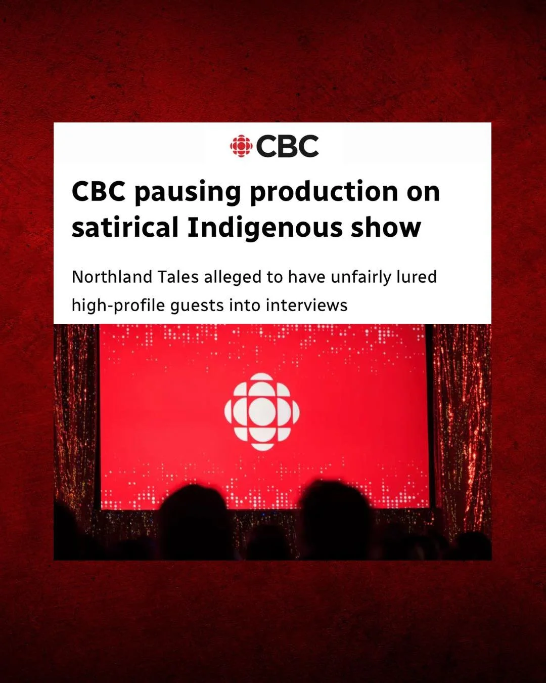 The CBC is pausing the production of their failed media sting after fierce backlash from Conservatives and Canadians.

Regardless of this pause, those who were invited under false pretenses&mdash;including academics, a Member of Parliament, and retir