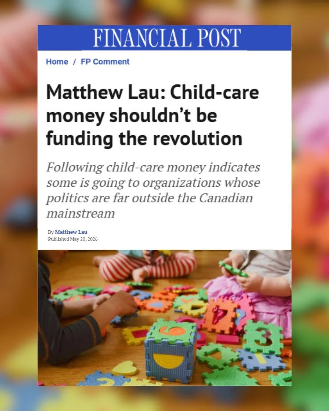 Since 2022, the federal government, including the Department of Canadian Heritage, gave BIPOC USHR, a radical activist organization, $306,829. 

BIPOC USHR has vilified Canada as a &ldquo;settler colonial state&rdquo; and put out concerning &ldquo;Ed