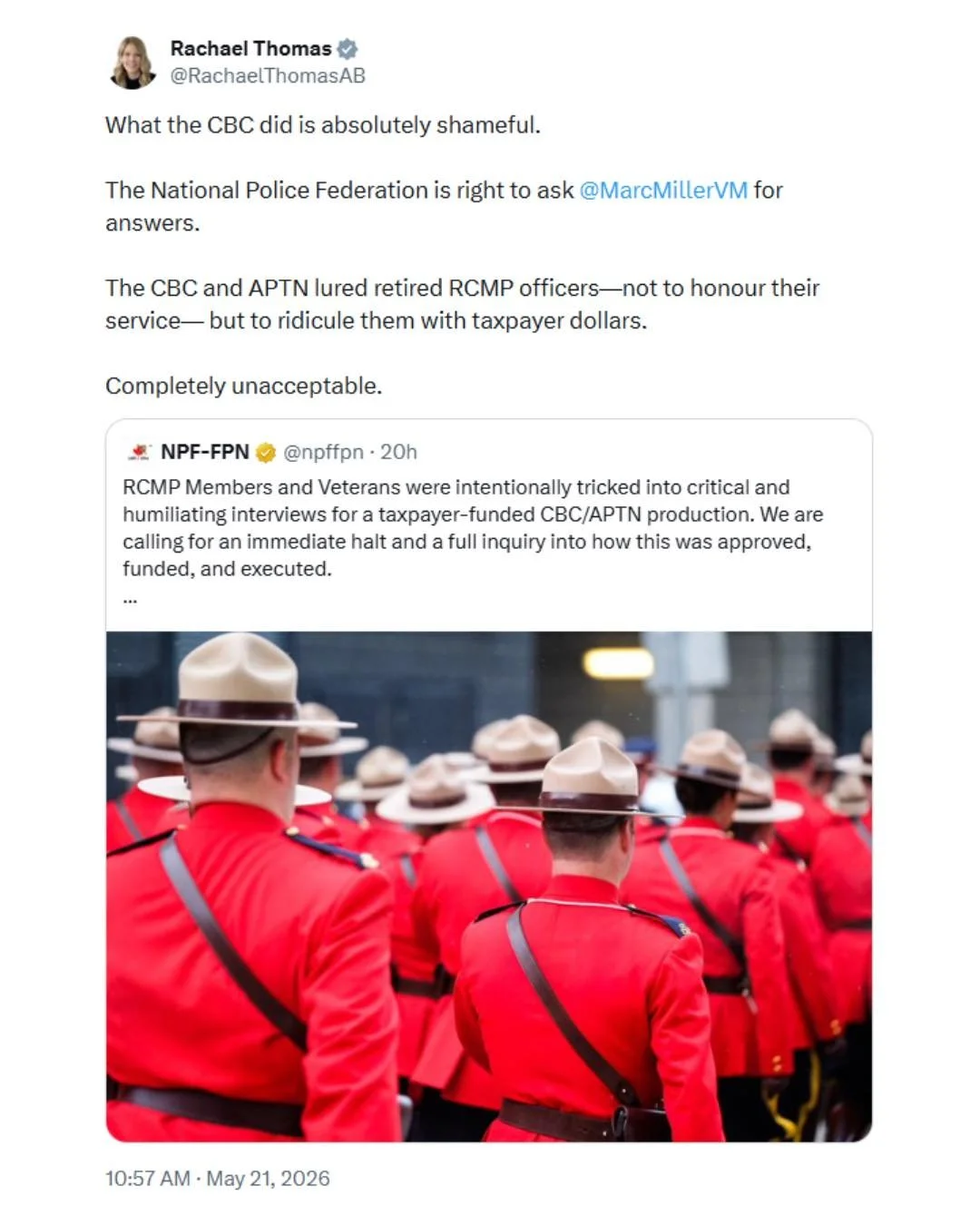 RCMP members and veterans deserve answers.