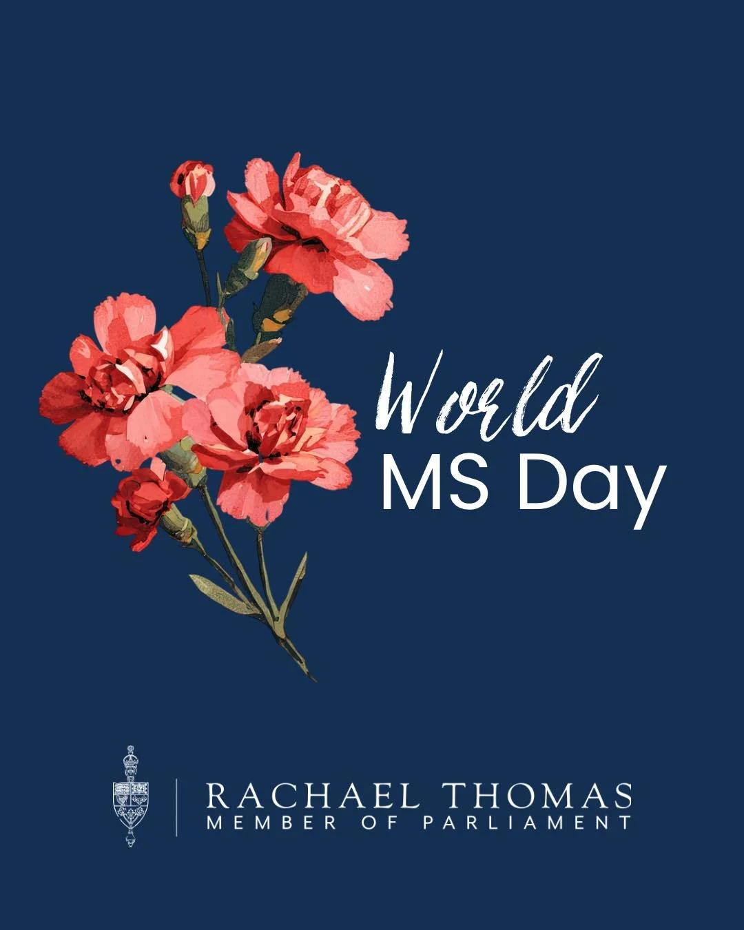 Today is World MS Day. 

Today we recognize the strength and resilience of the 90,000+ Canadians affected by Multiple Sclerosis. We also recognize the families, caregivers, and healthcare professionals who provide dedicated support to those affected.