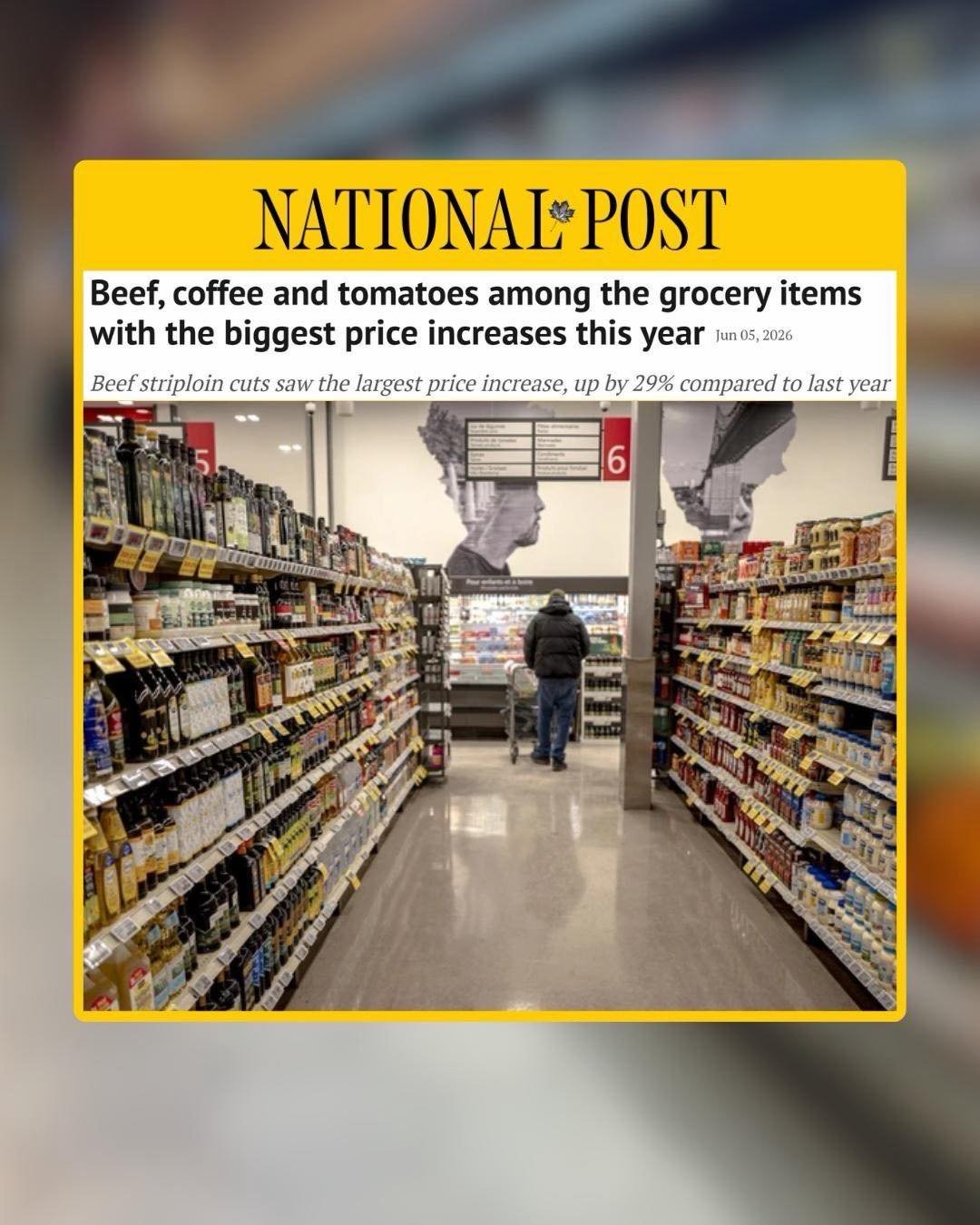 Sticker shock at the grocery store is now the norm. 

Food prices are still rising, and grocery staples are becoming harder for families to afford. 

Basics like beef, coffee, chicken, tomatoes, and bananas, are all substantially more expensive under