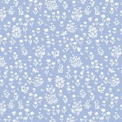 Garden Silhouette in Pond Blue