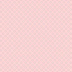 Outline Dots in Camellia Pink and Peony