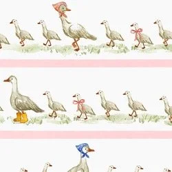 Large Goose Parade in Pink