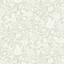 Tonal Wildflowers in Lichen Green