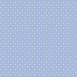 Outlined Dots in Cornflower Blue