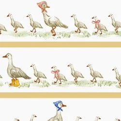 Large Goose Parade in Yellow