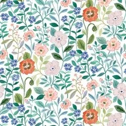 Wildflower Paradise in Cornflower Blue