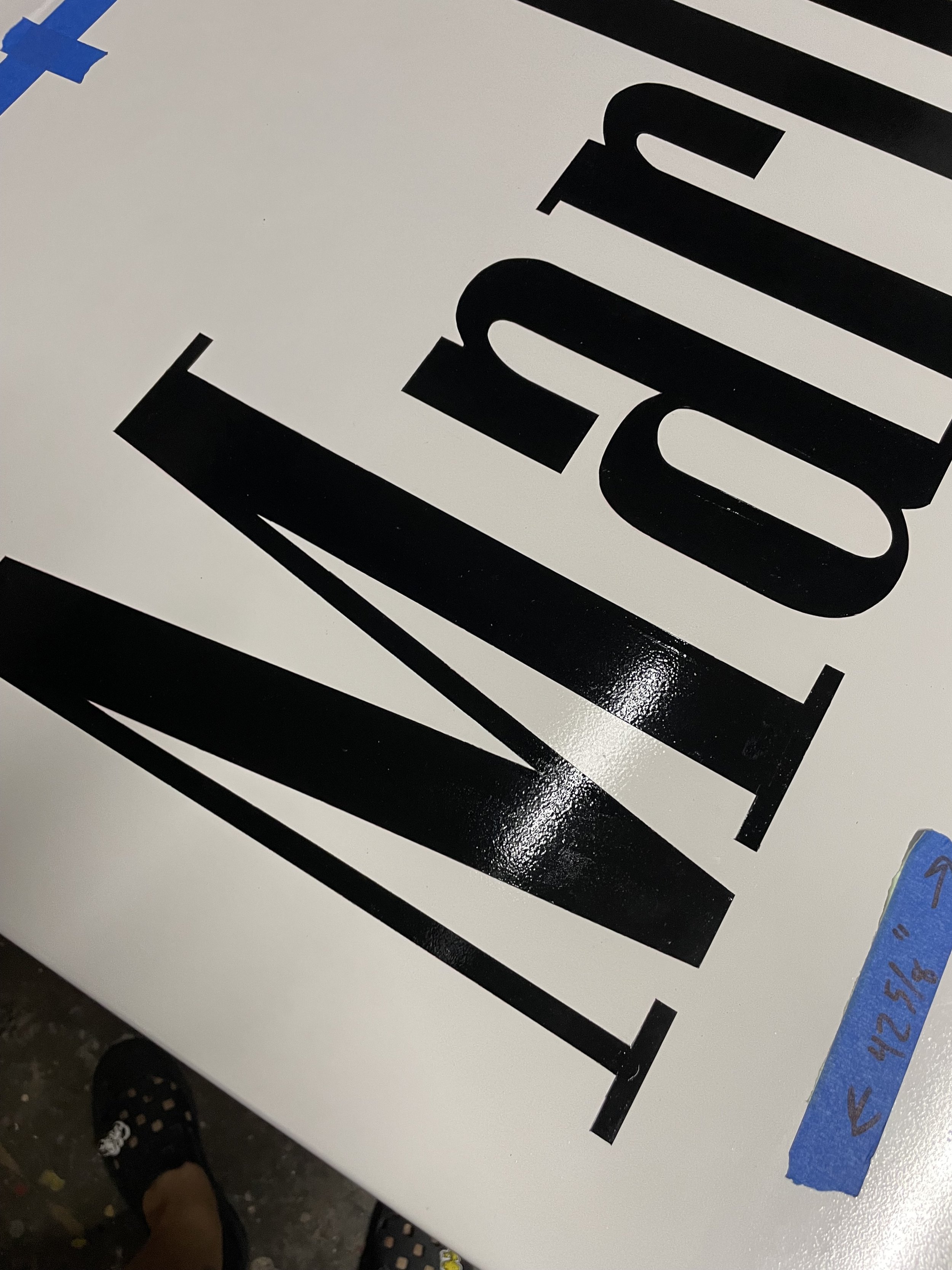 Sign painting and fabrication