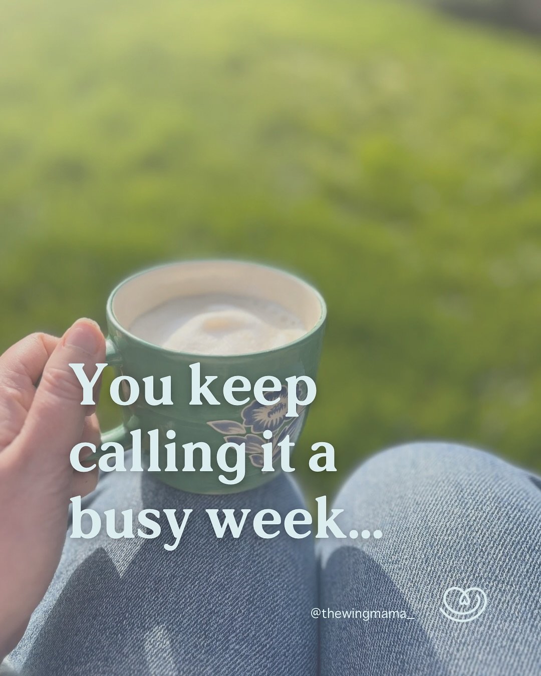 You keep calling it a busy week.

But deep down, you know it&rsquo;s not just your calendar that&rsquo;s full.

It&rsquo;s your capacity.
 
You&rsquo;re the one holding it all - the plans, the people, the pressure - and quietly wondering&hellip;

Whe
