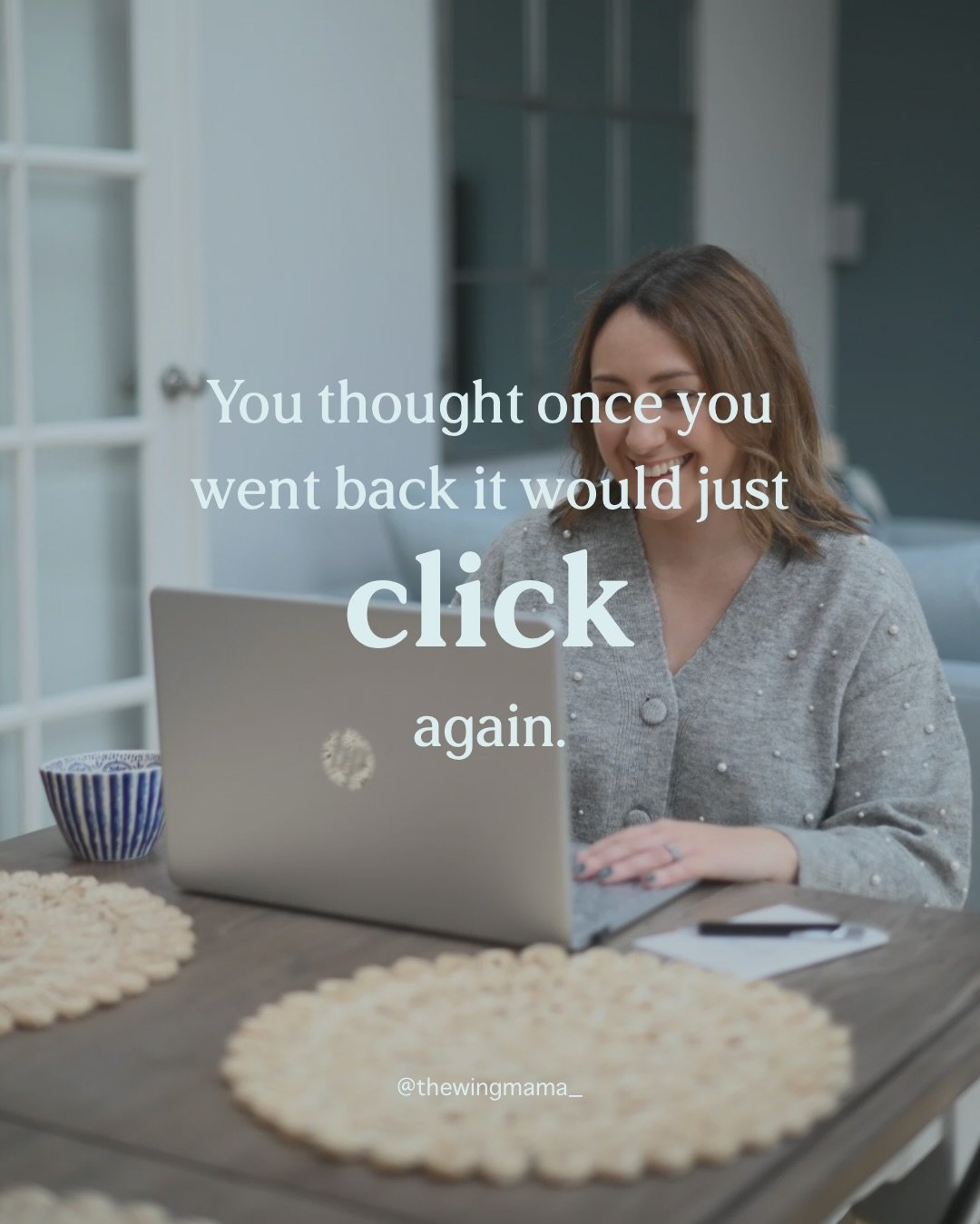 There&rsquo;s a specific kind of tension I see in ambitious mothers, particularly in the months after they return to the workplace.
 
You&rsquo;re back.
Delivering.
Capable.
 
But something isn&rsquo;t clicking, and you can&rsquo;t quite explain why.