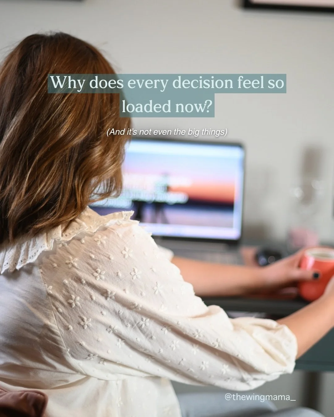 It&rsquo;s not just that decisions feel harder.

It&rsquo;s how quickly you start questioning yourself making them.

What used to feel uncomplicated now comes with a second layer.

A quiet, constant calculation running in the background.

Who does th