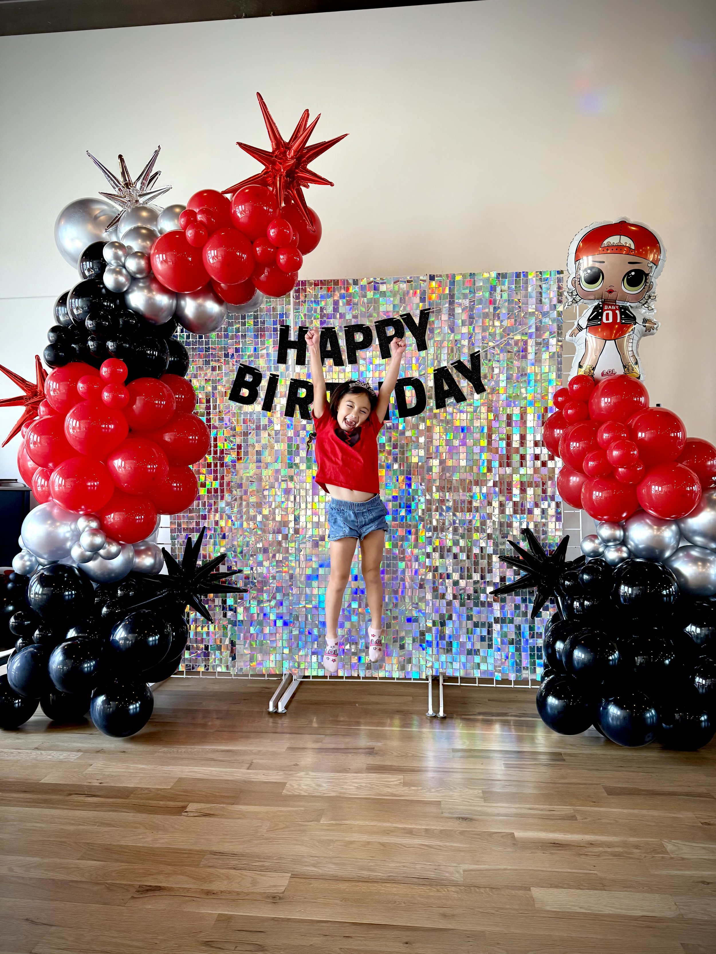 Themed Balloon Backdrop