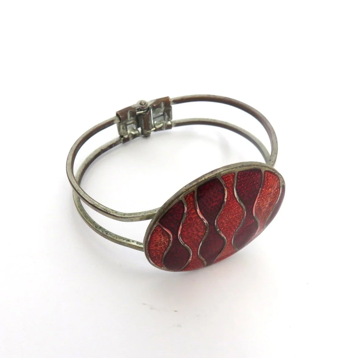 Red & Orange Hinge Bracelet