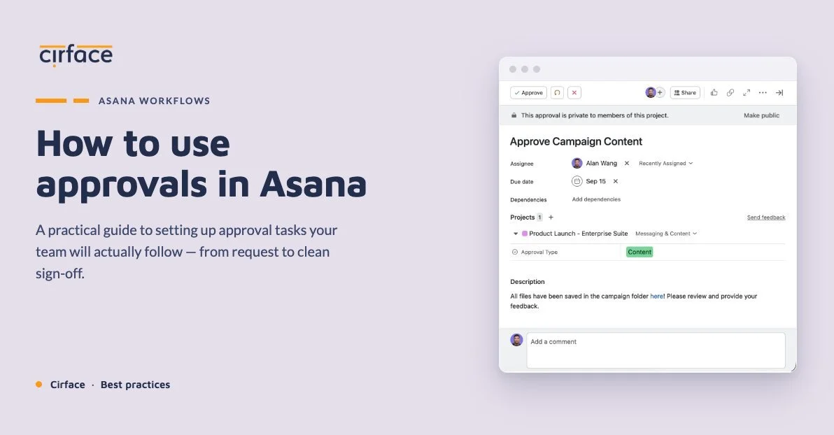 Asana approvals: best practices to keep reviews moving