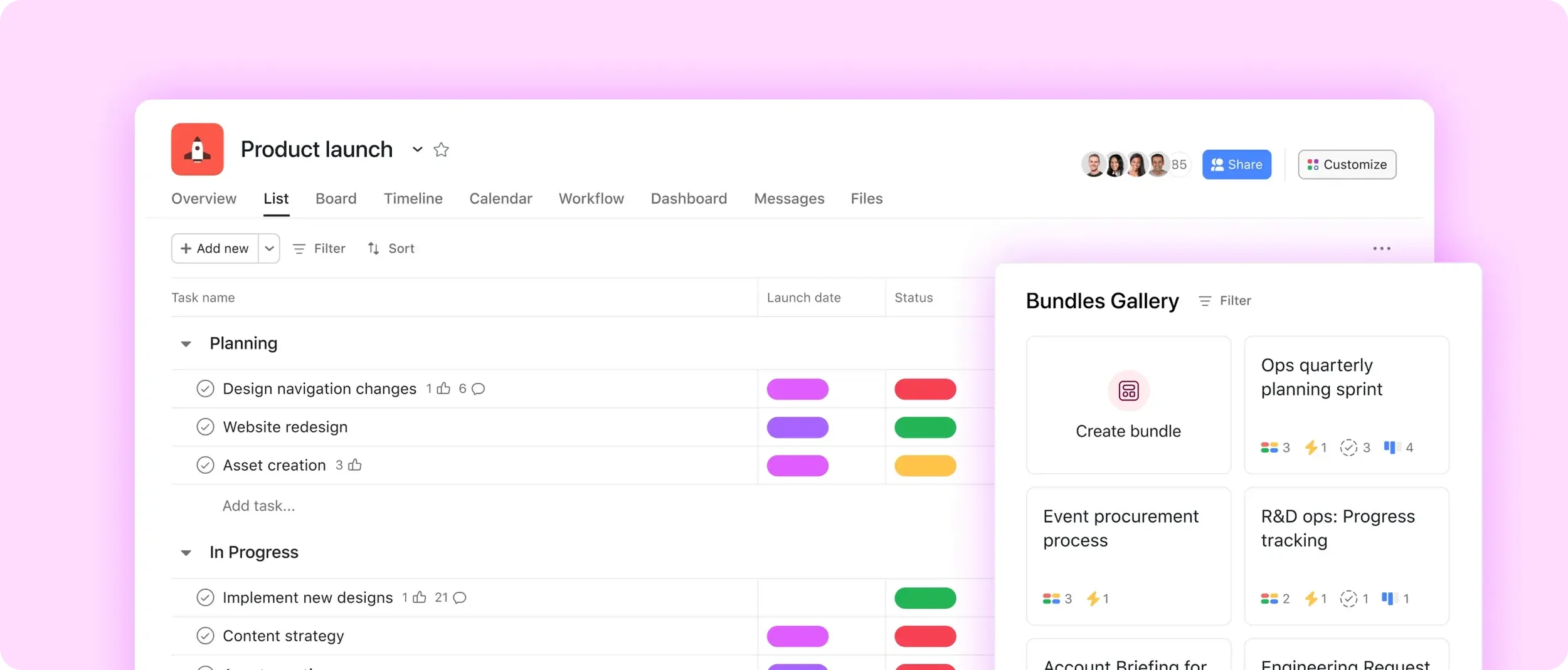 Asana Bundles: How to Update Workflows Across Active Projects.