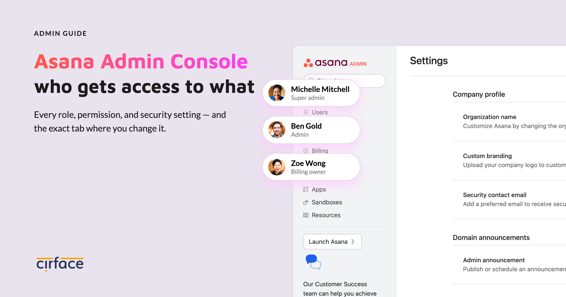 Asana Admin Console &amp; Access Permissions Management