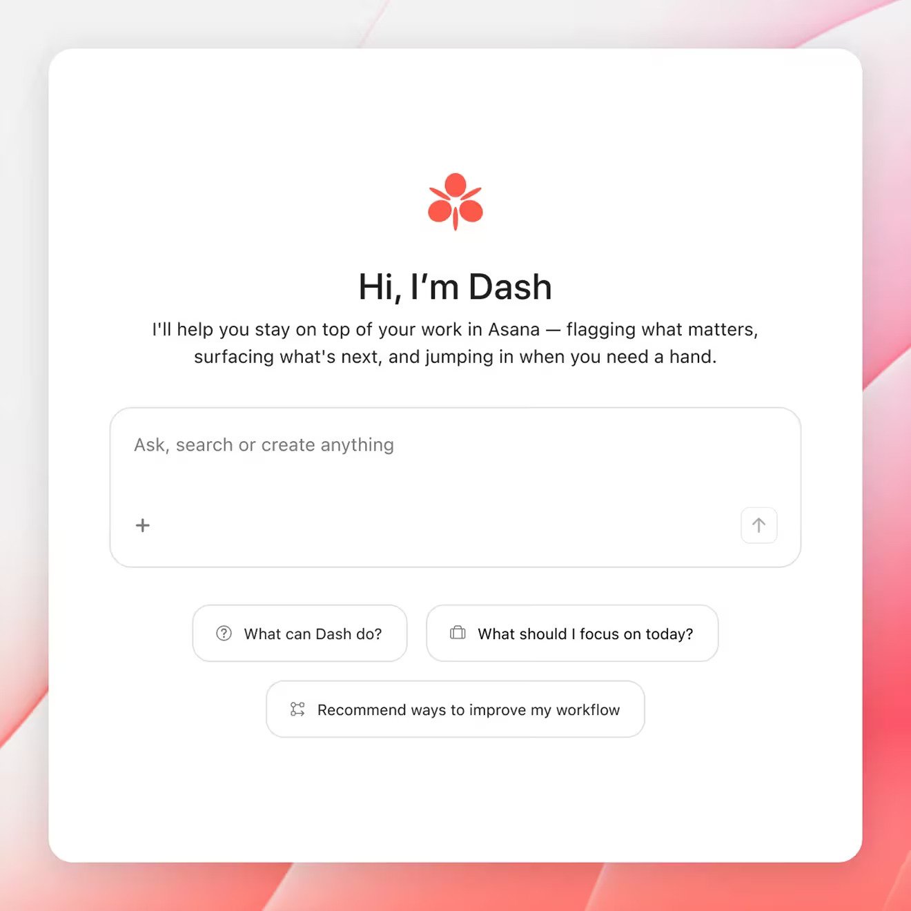 5 things to try in Asana Dash this week