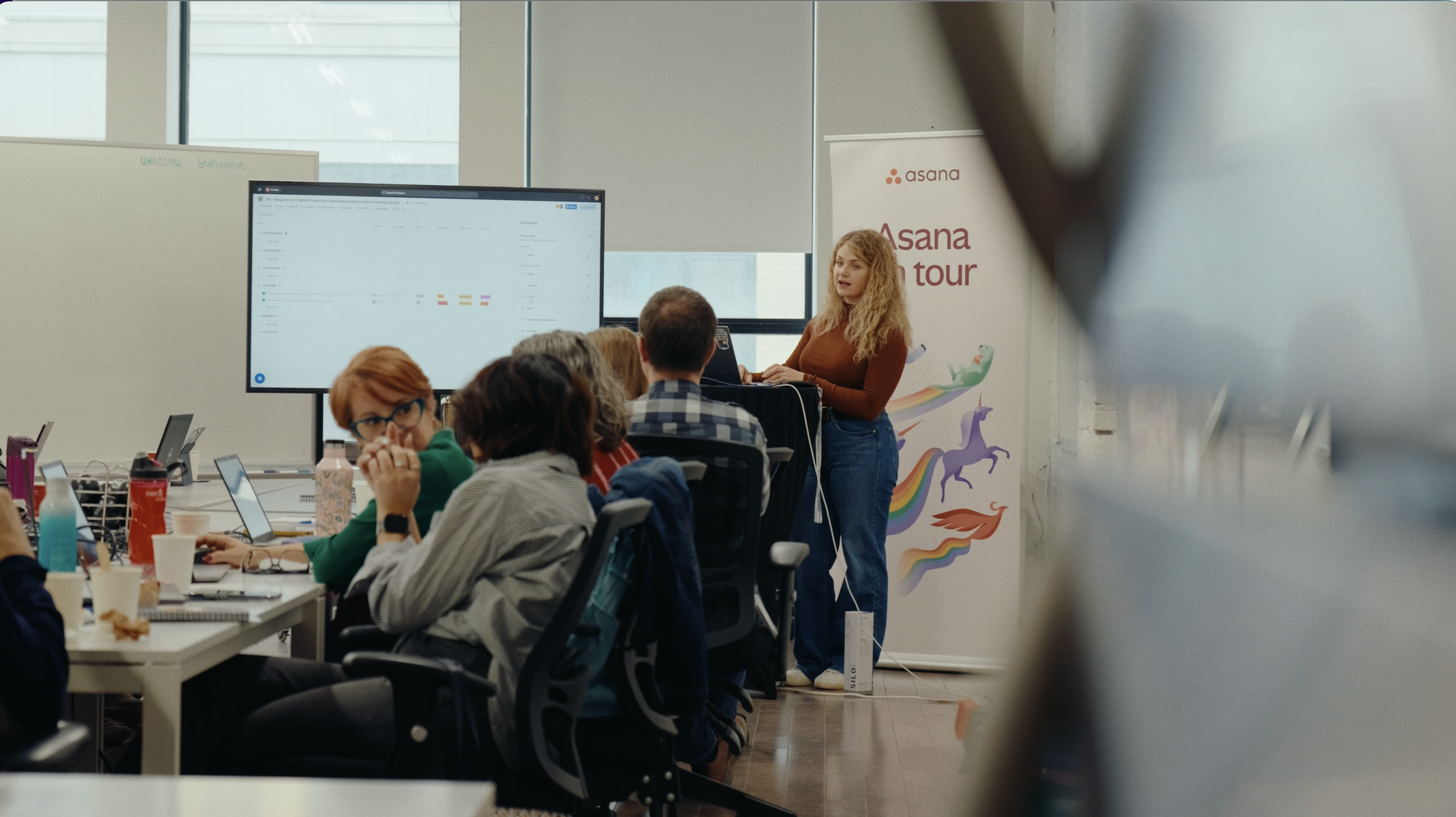 Asana consultant from Cirface delivering team training