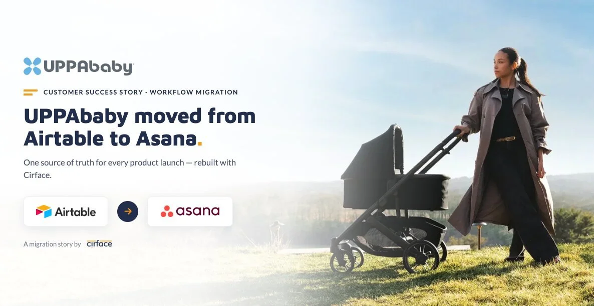Airtable vs Asana - UPPAbaby