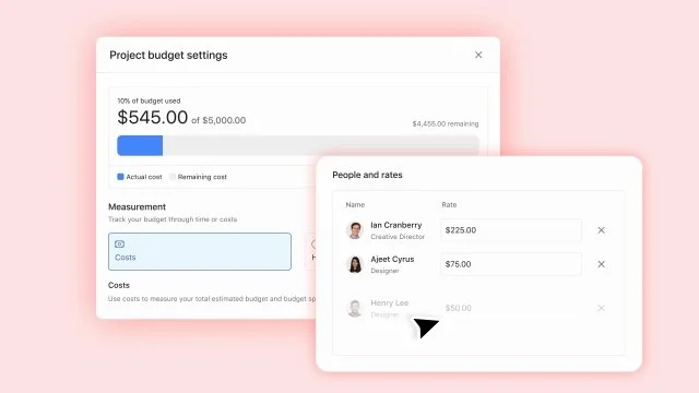Breakdown of Asana Timesheets and Budgets