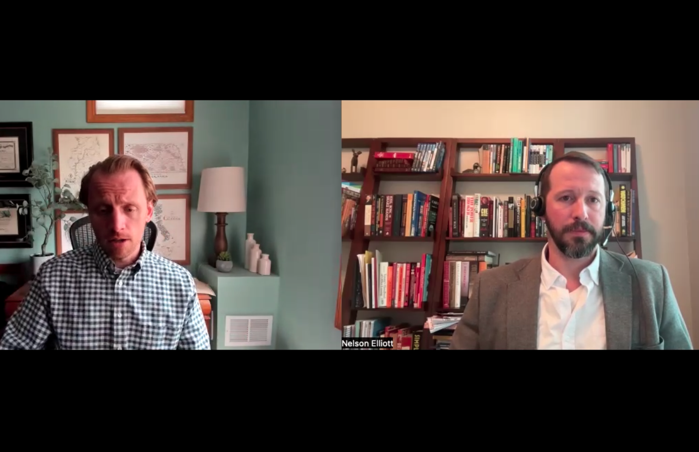 Nelson and Nick on the hipaa webinar video call