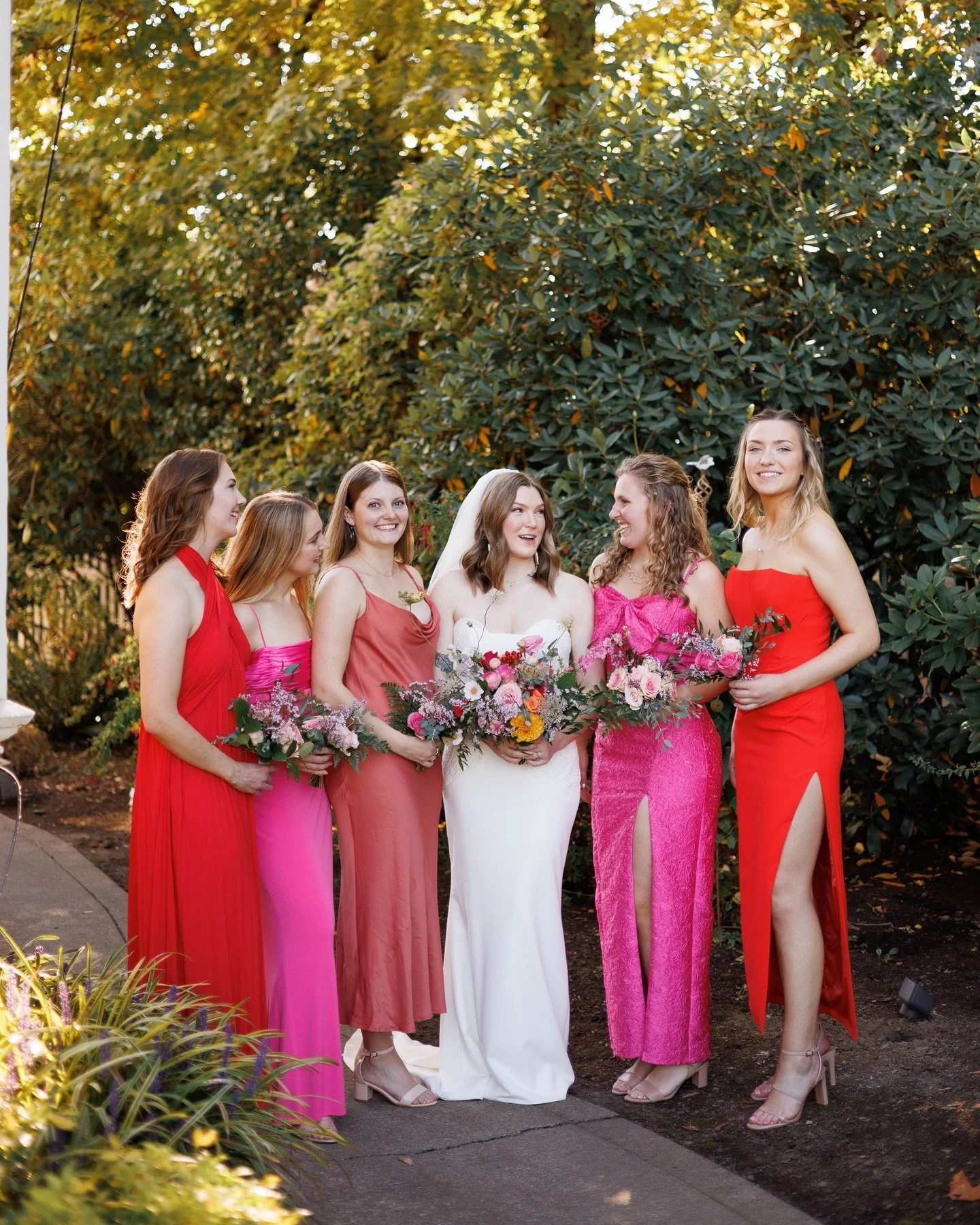 An amazing color combo here🥹 Brigid and Aaron&rsquo;s wedding day