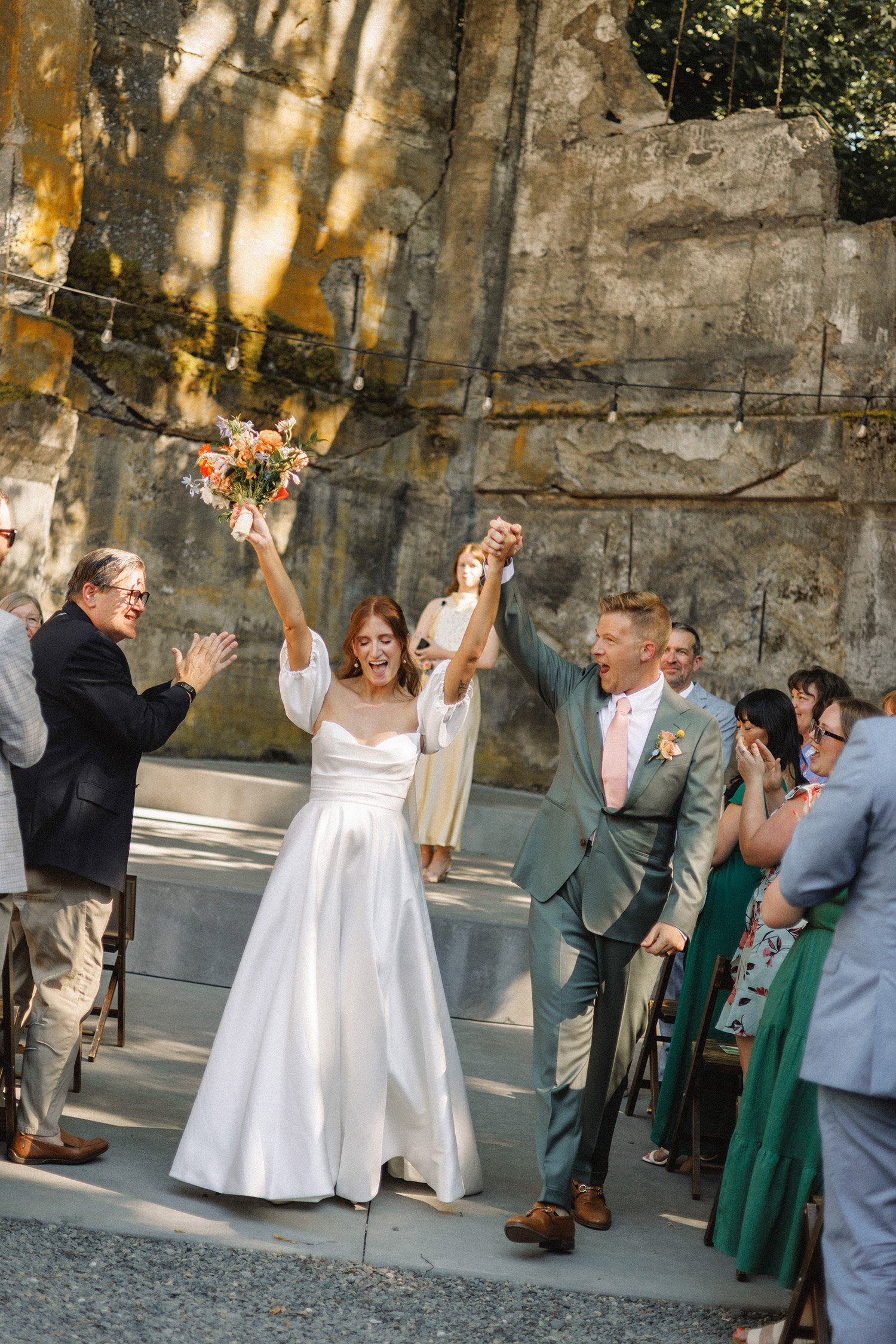 Heartfelt speech during Paige and Kjell’s wedding reception at The Ruins, Hood River, Oregon.