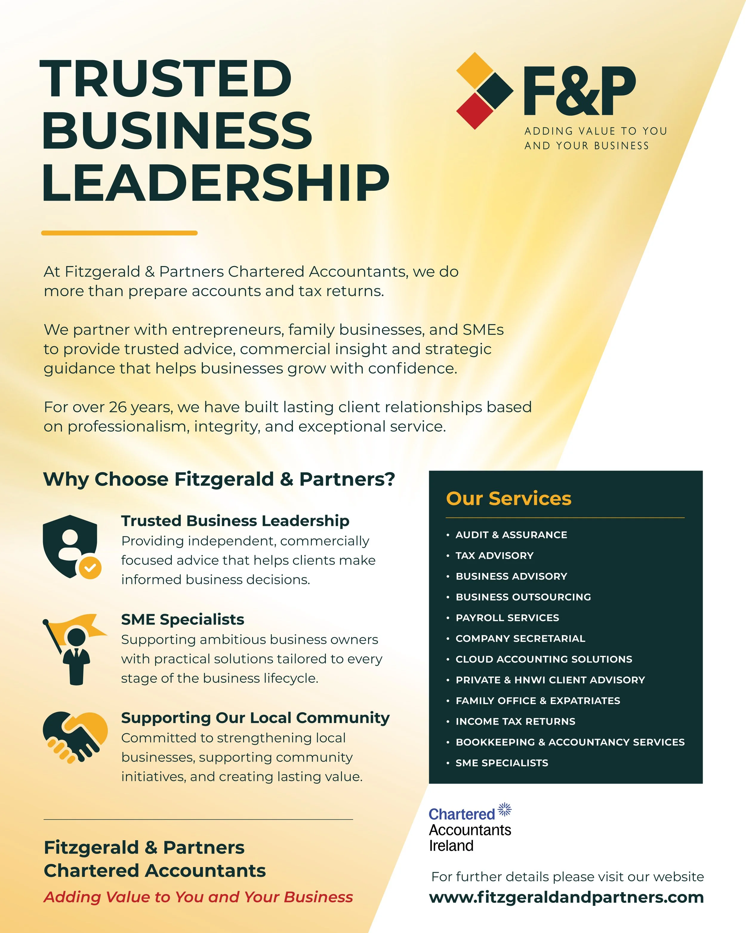 F &amp; P Trusted Business Leadership 