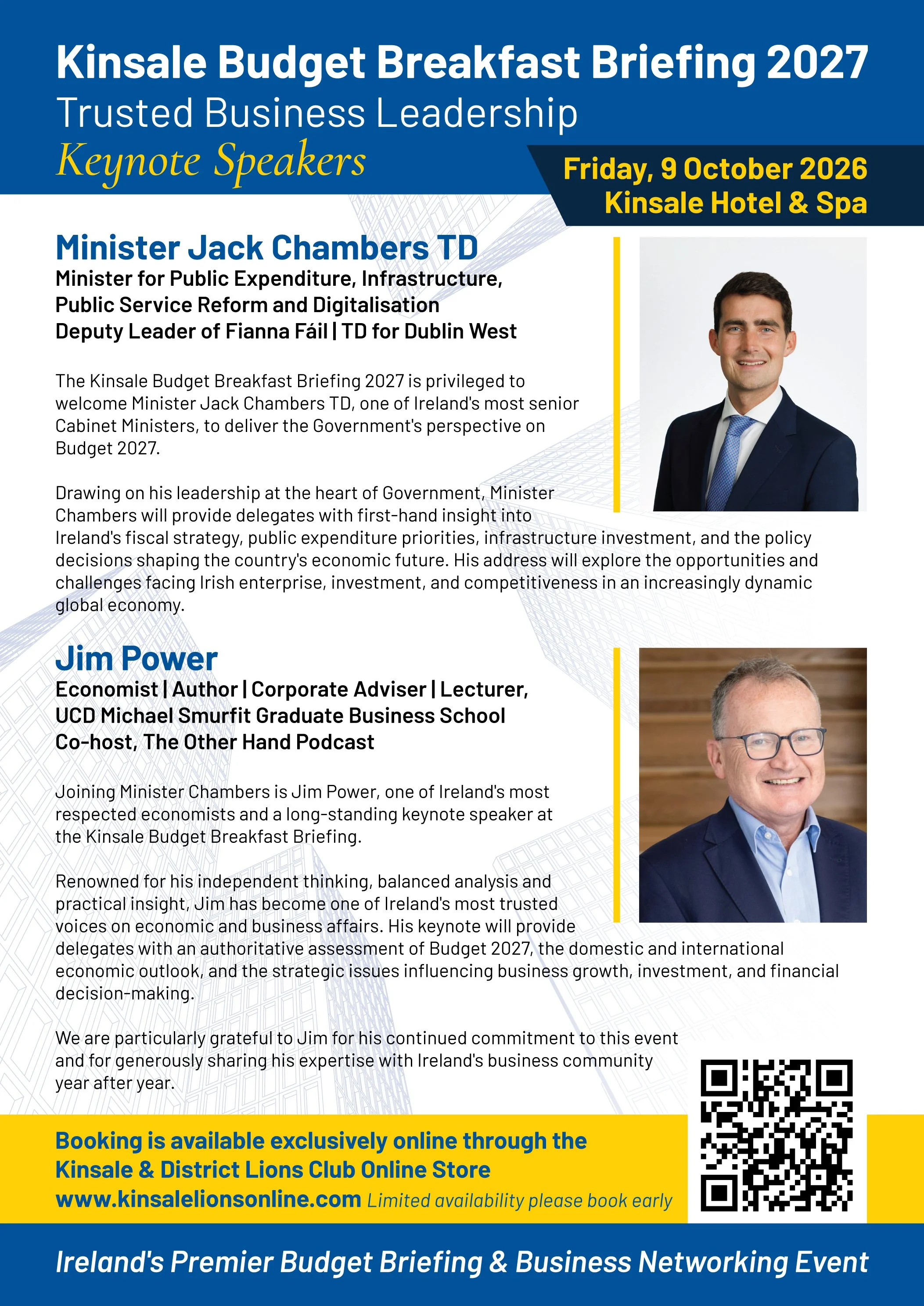 Budget Breakfast Briefing 2027