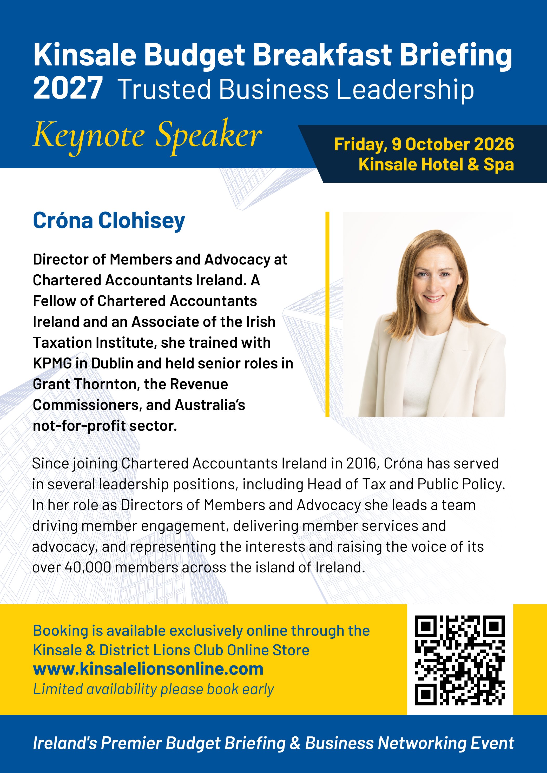 Kinsale Budget Breakfast Briefing
