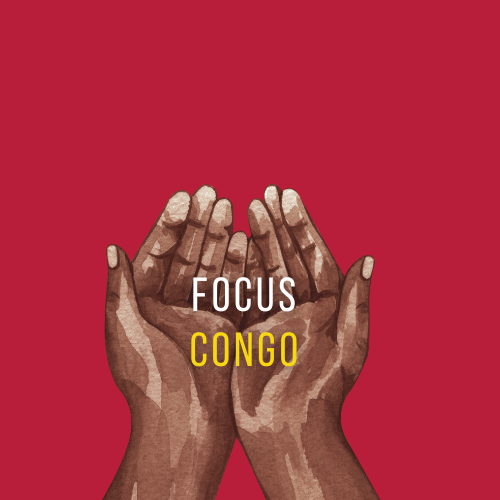 Palm of Hands FOCUS CONGO digital print