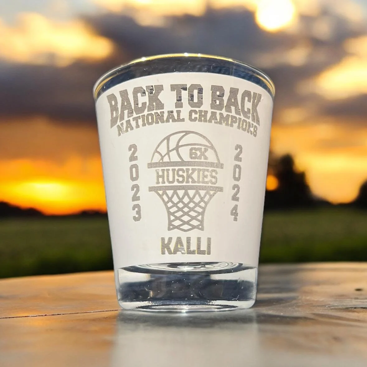 National Championship Shotglass