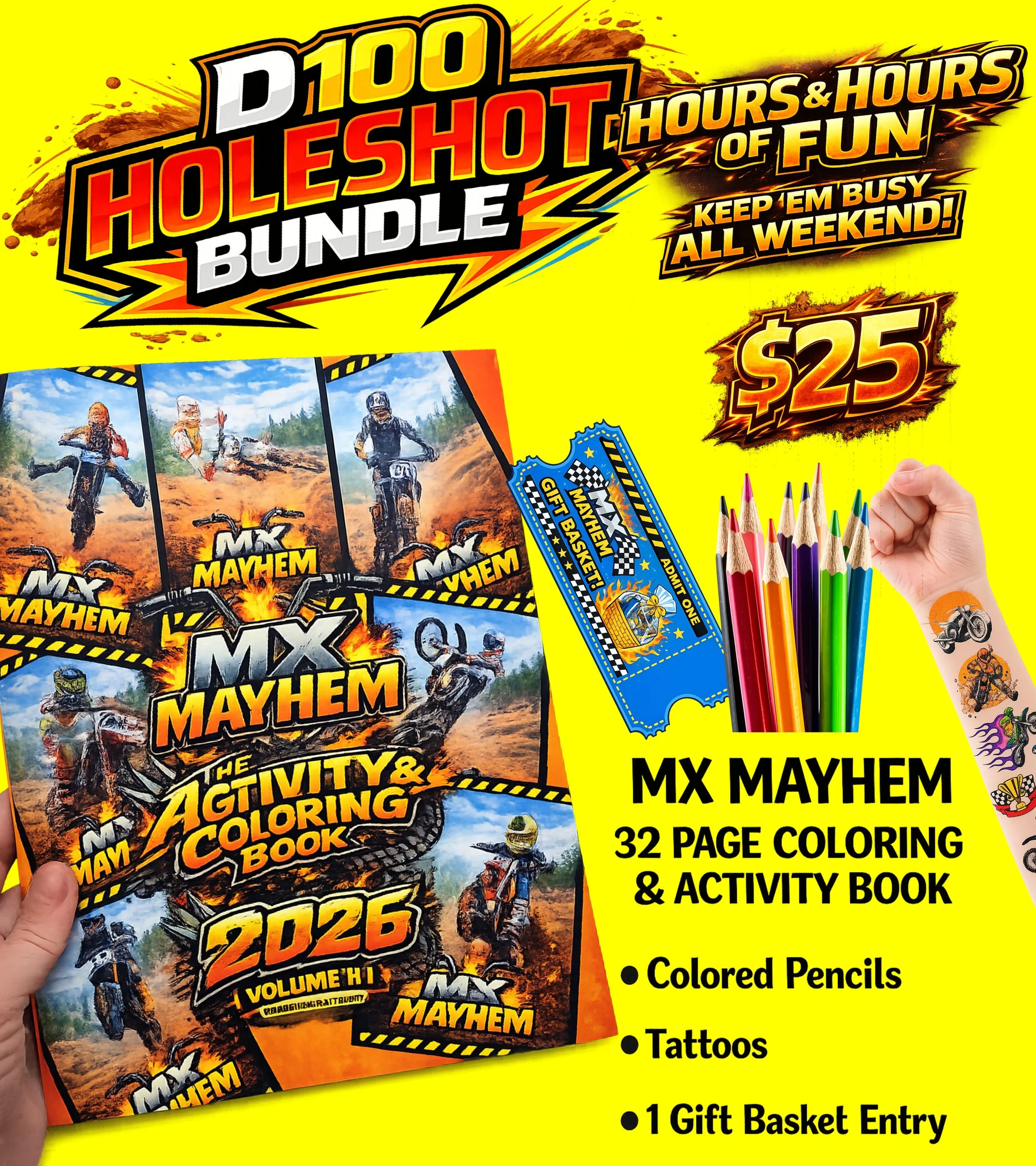 🏁D-100 HOLESHOT BUNDLE🏁