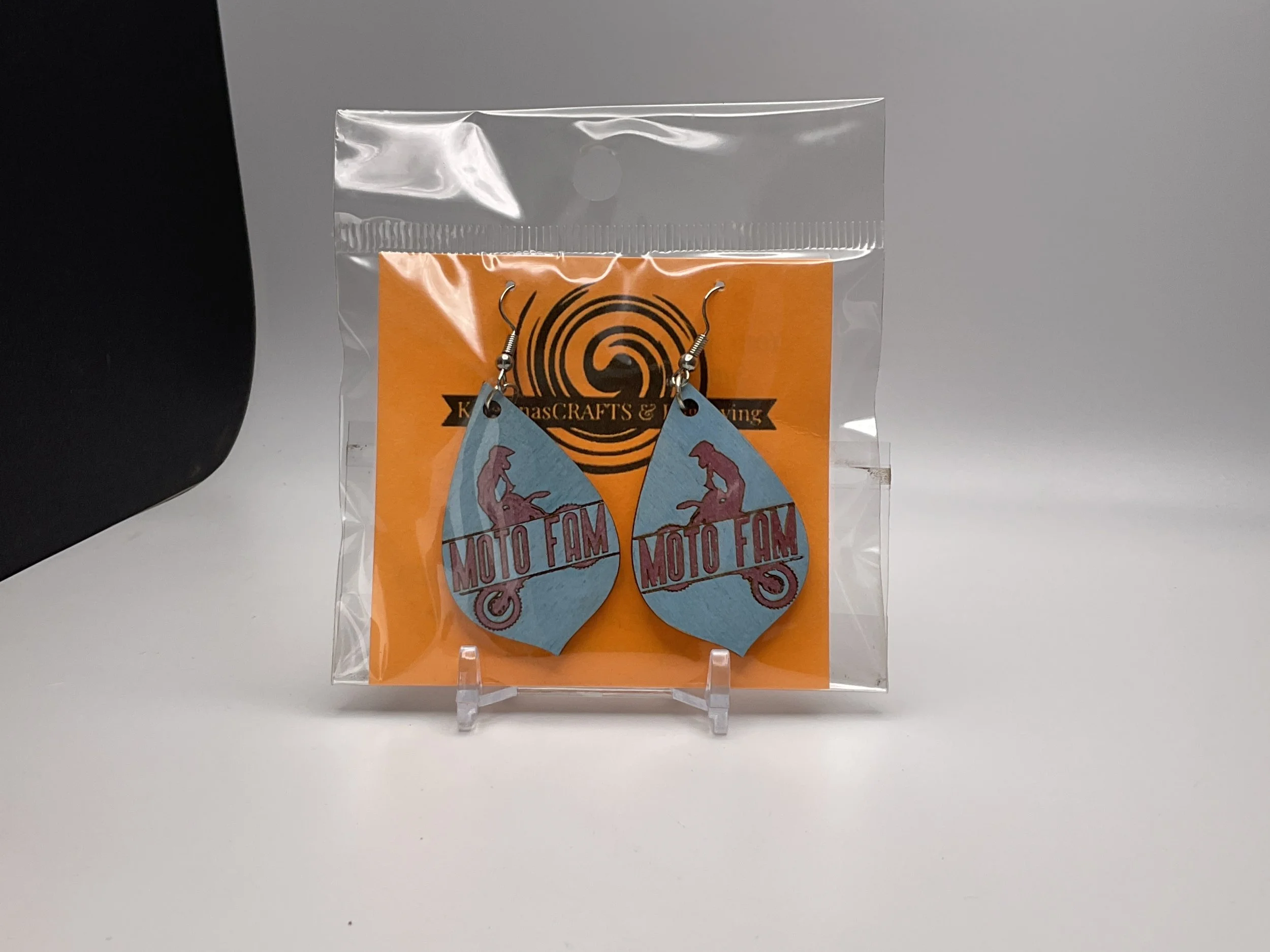 Moto Flag Dangle Earring (Copy)