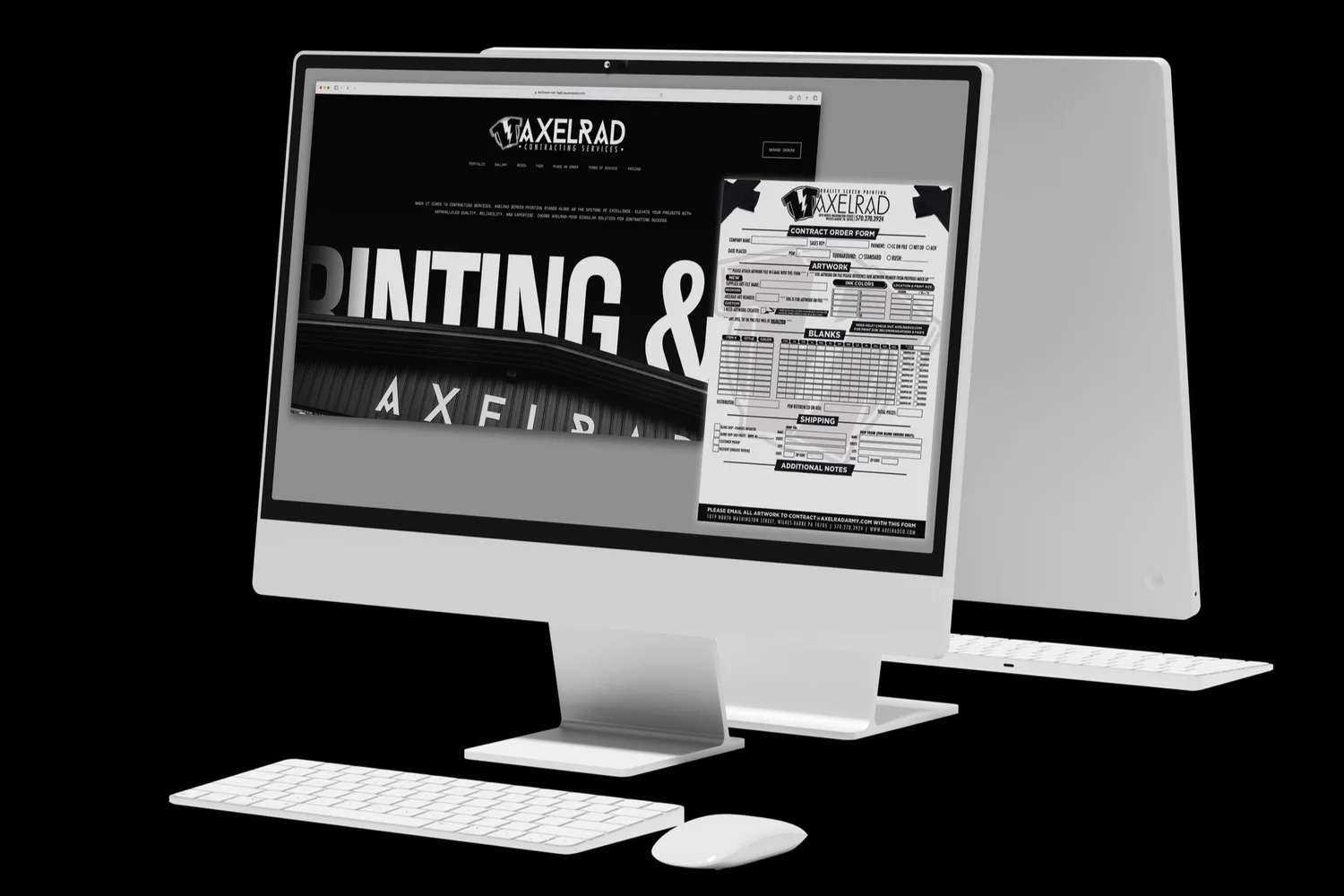 PLACING AN ORDER — AxelRad Contract
