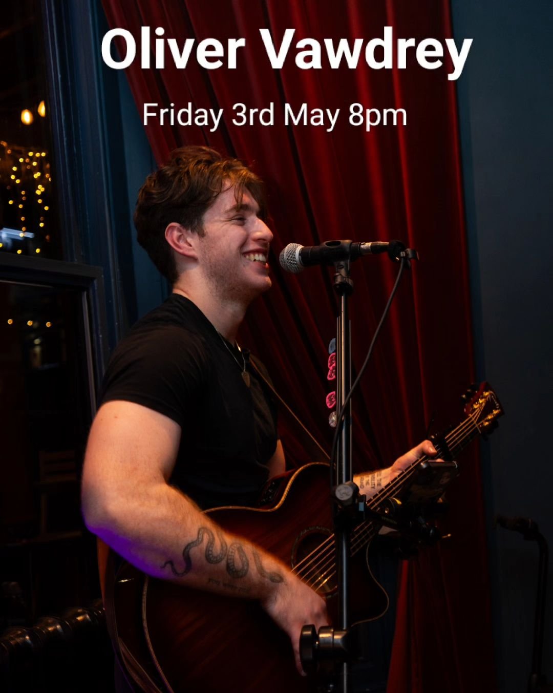 SAVE THE DATE!!

We have @olivervawdrey returning to @locus_bar_harrogate Friday 3rd May at 8pm!!

We loved Oliver's last performance with us so we knew we needed to get him back to play for you again🎸

Oliver is a guitarist / singer playing hits fr