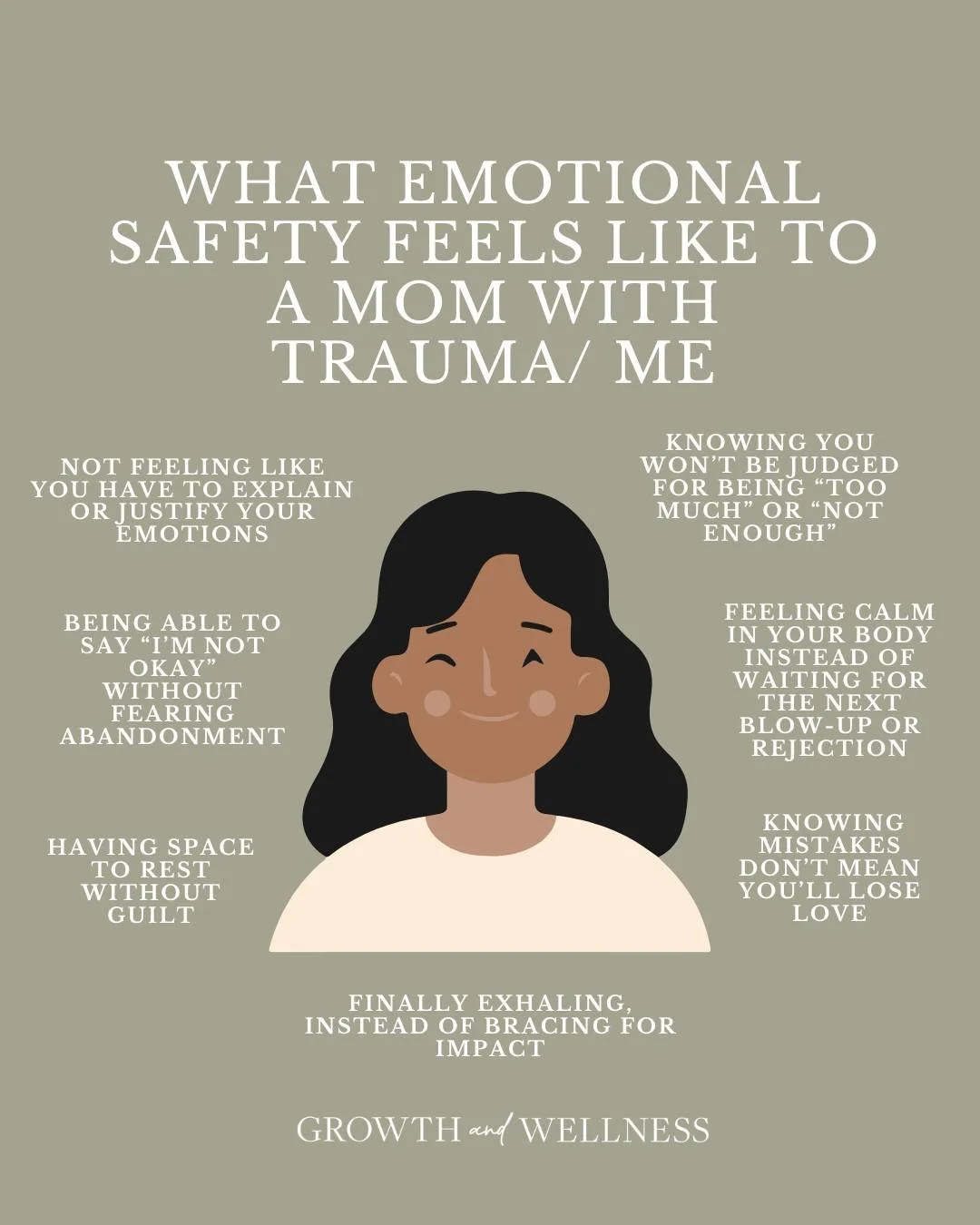 When you grow up without emotional safety, it changes everything.

You learn to stay small, to hold your feelings in, to keep bracing for the next blow-up.

As a mom, that can show up as guilt, hypervigilance, or the fear that your needs don&rsquo;t 