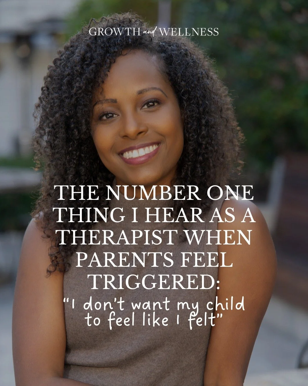 The number one thing I hear in therapy when we talk about parenting triggers is this:

&ldquo;I don&rsquo;t want my child to feel like I felt.&rdquo;

That sentence carries so much love. And so much pressure.

Many parents are not just raising childr