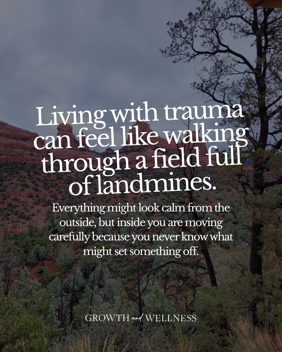 Trauma can make ordinary moments feel unpredictable.

A tone changes. A plan shifts. Someone pulls away. A conversation feels too familiar. Suddenly your body is reacting before your mind has even caught up.

That does not mean you are dramatic. It m